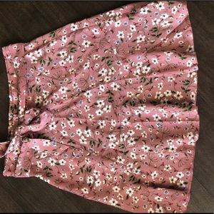 High waisted shift skirt